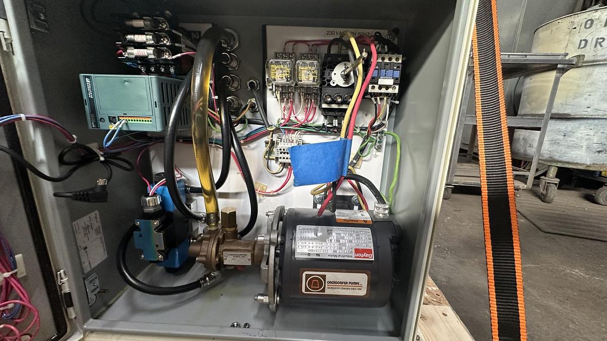 Used 4 GALLON ROSS DOUBLE PLANETARY MIXER WITH DISCHARGE RAM PRESS