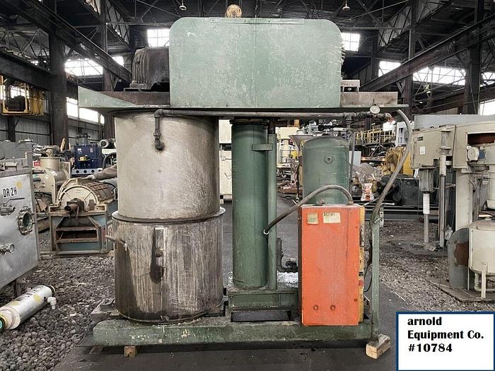 Used 100 GALLON ROSS DOUBLE PLANETARY MIXER - MODEL HDM-100 - S/S - VAC - JKTD.