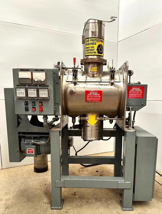 Used LITTLEFORD PLOUGH MIXER - MODEL FM 130-D - S/S - JACKETED - VACUUM RATED