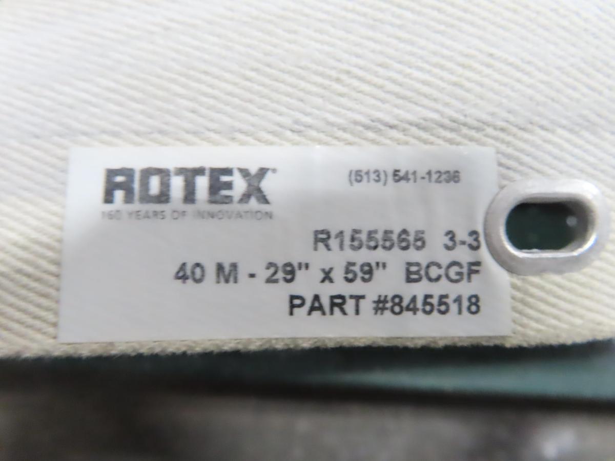 Used 29" x 59" ROTEX SCREENER - C/S - SINGLE DECK