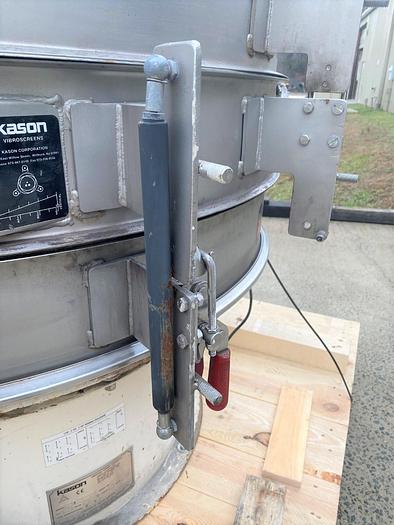 Used 48" KASON SCREENER - S/S - 2 DECK - 3 SPOUT - TOP COVER