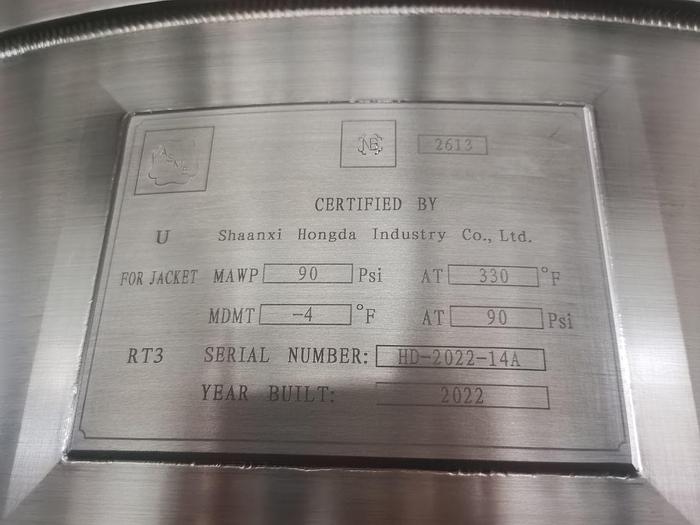 NEW 400 GALLON DOUBLE MOTION KETTLE - 316 S/S - JACKETED