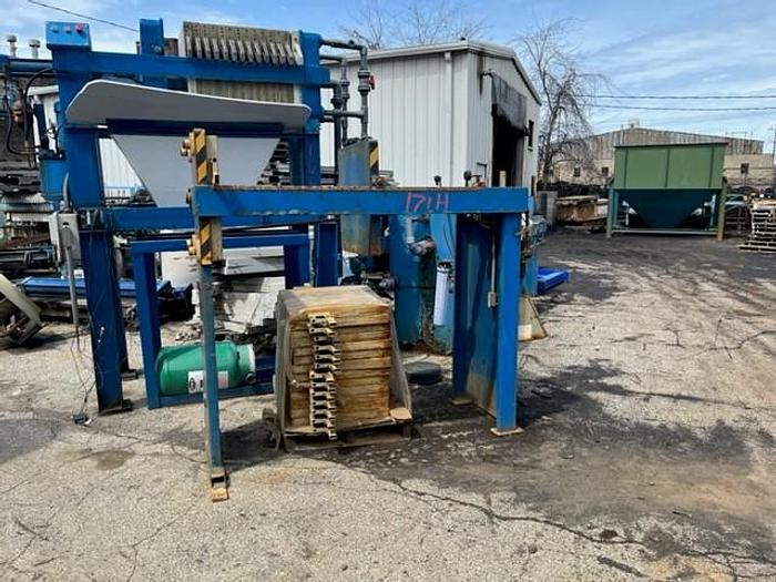 Used 4 CU. FT. KONTEK FILTER PRESS
