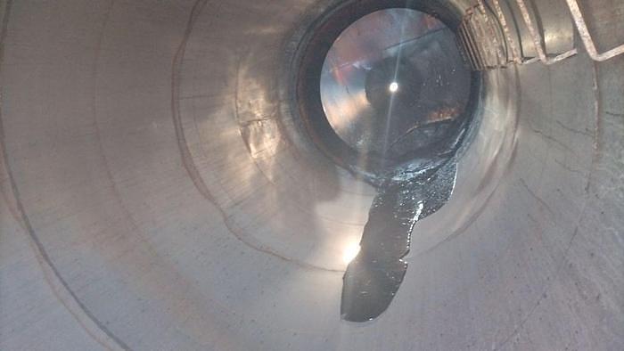 Used 3,600 GALLON S/S CONE BOTTOM MOUNTED