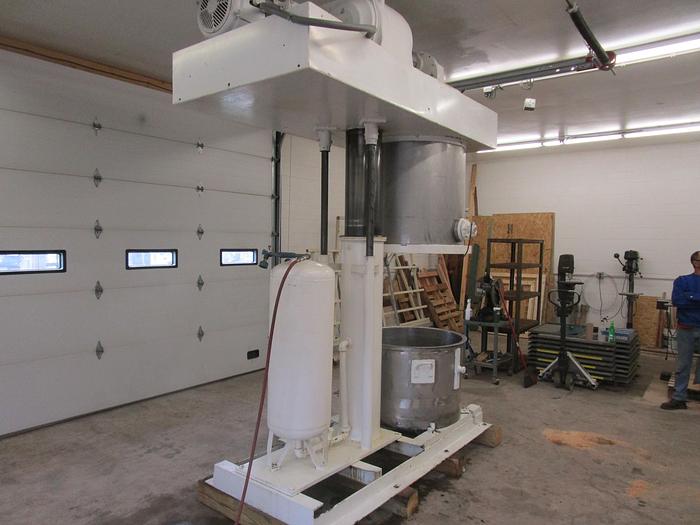 Used 75 GALLON ROSS DOUBLE PLANETARY MIXER - NON-VACUUM WITH (2) SINGLE WALL MIX CANS