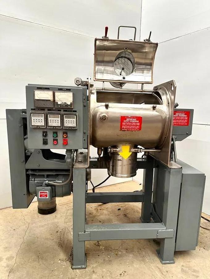 Used LITTLEFORD PLOUGH MIXER - MODEL FM 130-D - S/S - JACKETED - VACUUM RATED