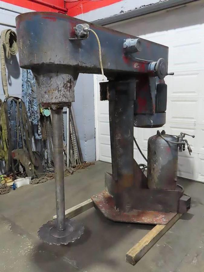 Used 60 HP HIGH SPEED DISPERSER - FLOOR MOUNT - AIR/OIL LIFT - XP