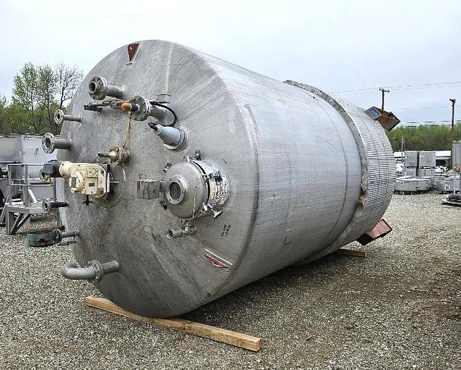 Used (2) - USED 1,000 GALLON CHEMINEER S/S JACKETED DISH BOTTOM MIX TANK MODEL - 2GTNS-2