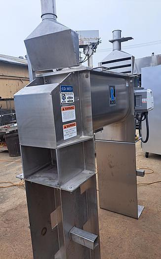 Used 5 CU. FT. ROSS DOUBLE RIBBON MIXER S/S