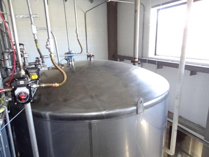 11,500 GALLON MIX TANK WITH DISH BOTTOM S/S