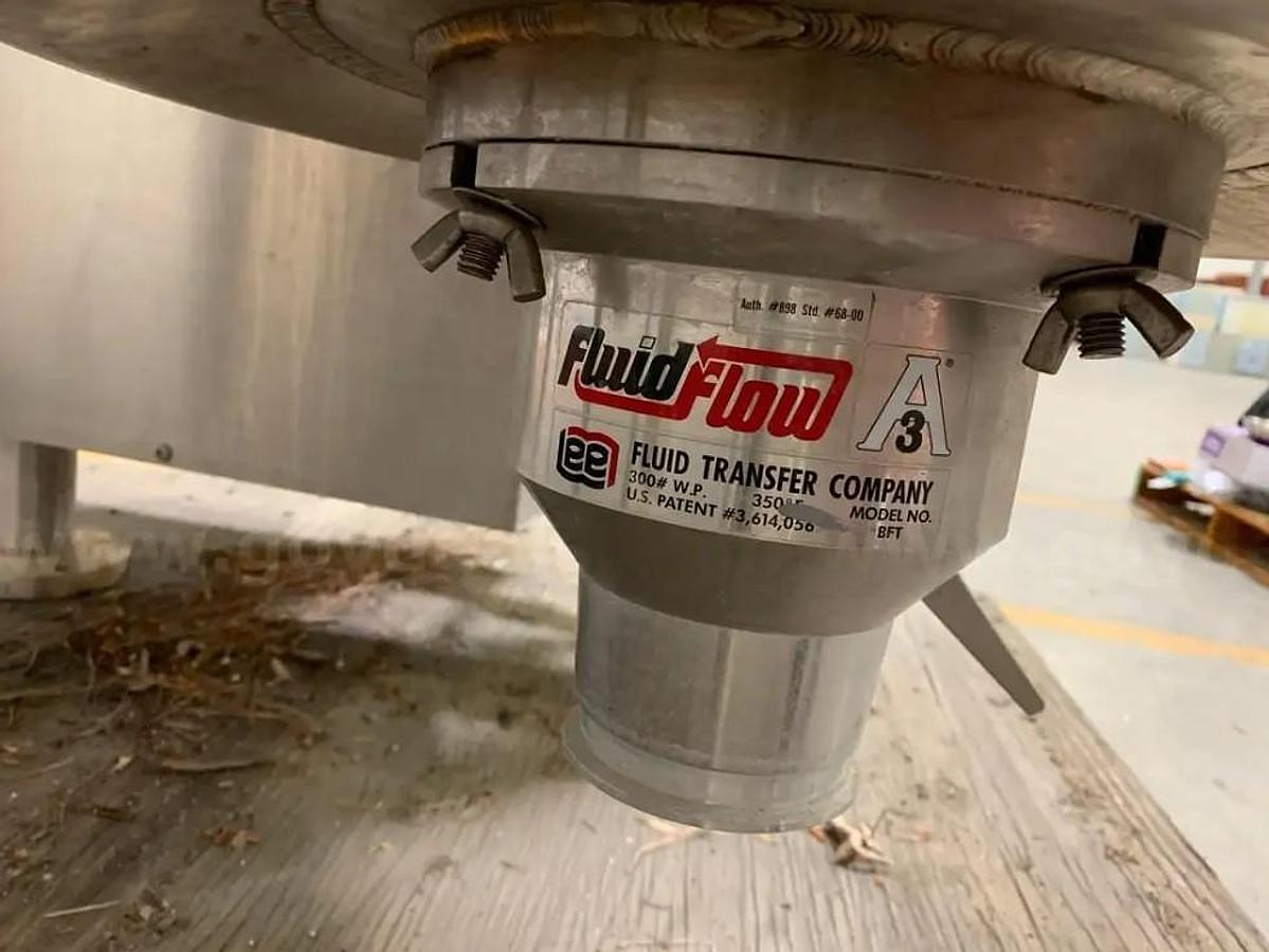 Used 150 GALLON CLEVELAND TILT KETTLE WITH HORIZONTAL AGITATION - 100 PSI JACKET