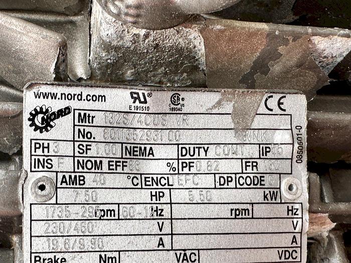 Used 40 CU. FT. MEPACO MODEL 170 - 2000# DUAL SHAFT RIBBON BLENDER - S/S