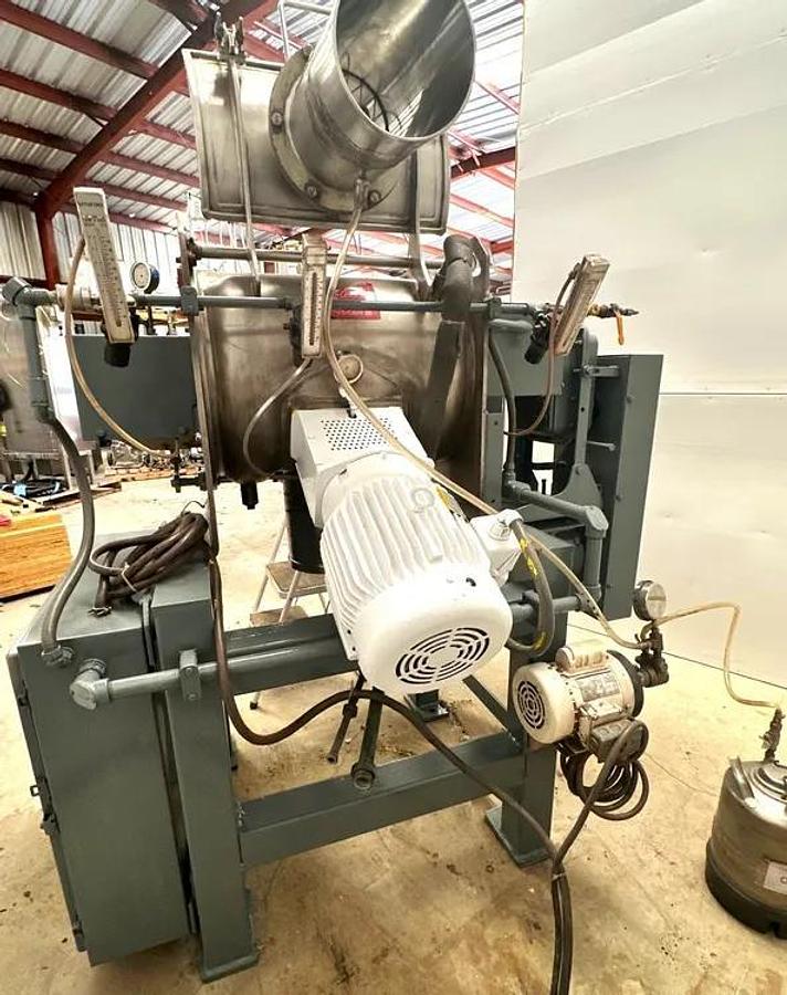 Used LITTLEFORD PLOUGH MIXER - MODEL FM 130-D - S/S - JACKETED - VACUUM RATED