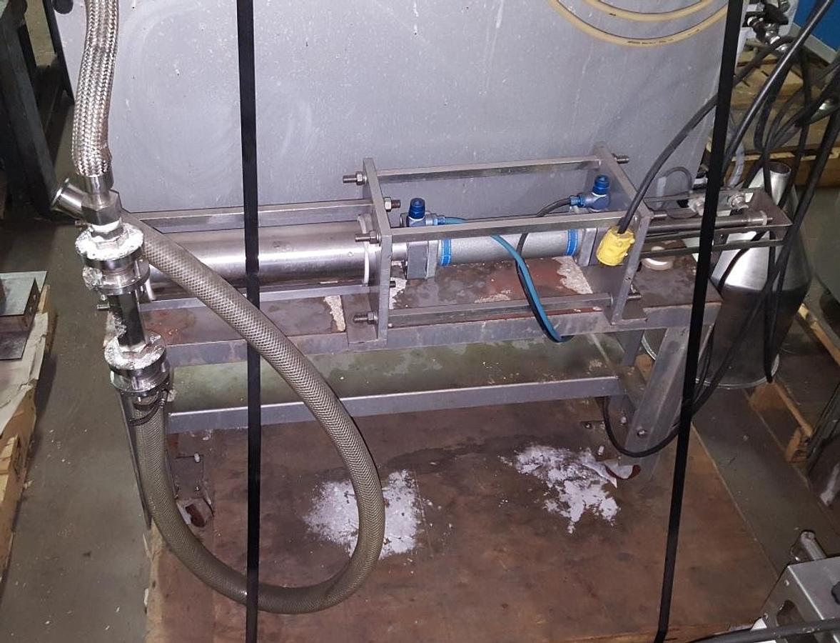 Used PAKSOURCE PSG MINI PMP POUCH FILLER/SEALER, LIQUID, STAINLESS STEEL