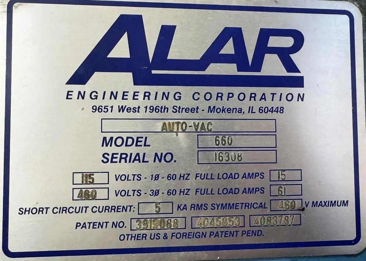 Used 6 FT x 6 FT ALAR ROTARY VACUUM DRUM FILTER - S/S DRUM