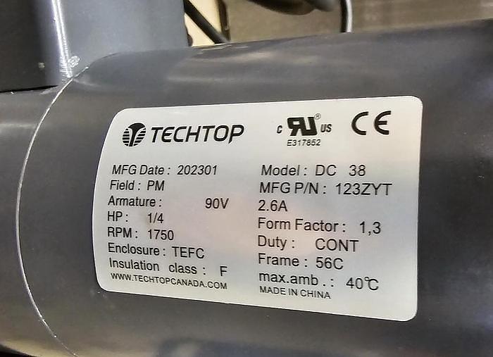 Used UNUSED 4'' WIDE X 95'' LONG BELT CONVEYOR WITH SIDE RAILS