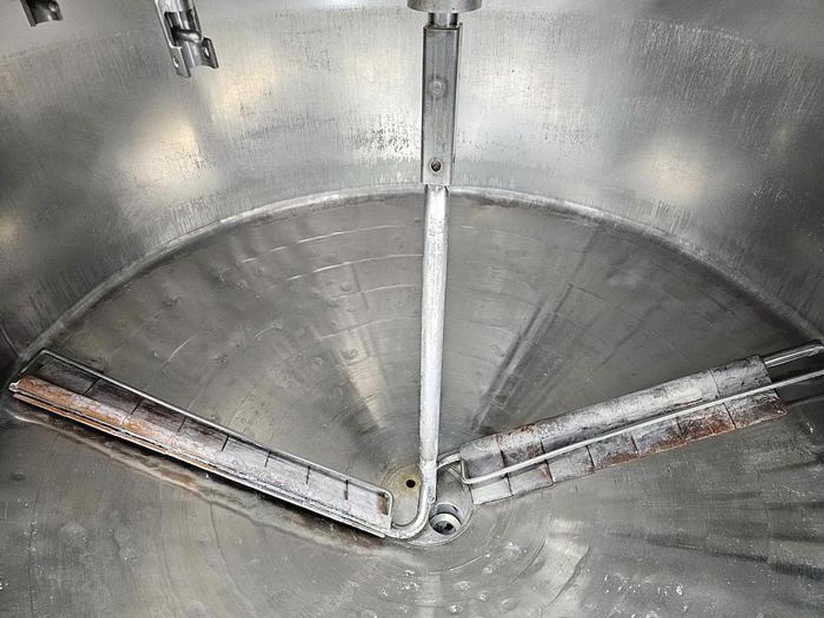 Used 500 GALLON CHESTER JENSEN COOKER COOLER - S/S - JACKETED