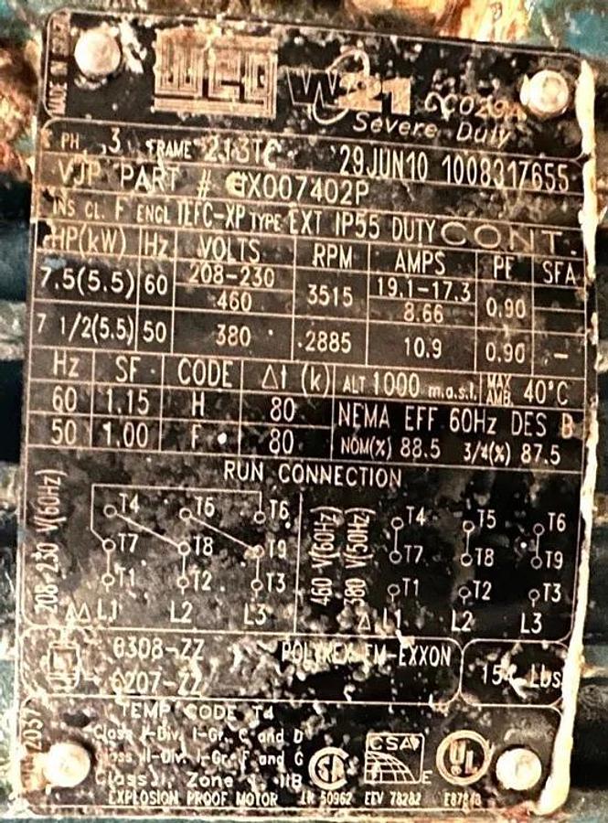 Used QUADRO YTRON INLINE BLENDER / EMULSIFIER / POWDER DISPERSER - MODEL ZC-1