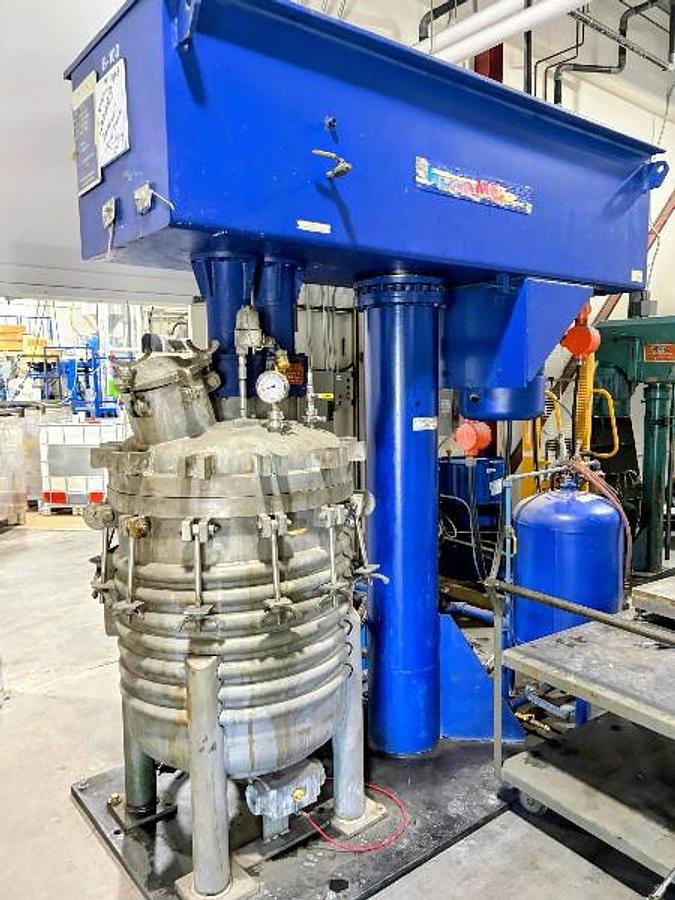 Used 100 GALLON HOCKMEYER DUAL SHAFT MIXER – S/S – VACUUM – JACKETED (#9212)