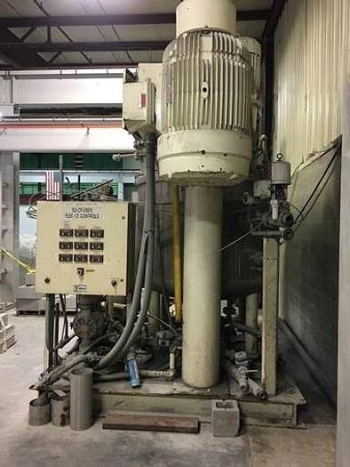 Used 330 GALLON ROSS TRIPLE SHAFT VACUUM DISPERSER - S/S - VACUUM - JACKETED