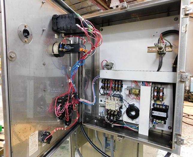 Used 5 CU. FT. GEMCO DOUBLE CONE LIQUID SOLID BLENDER MODEL L/s W/h.S.AGIT