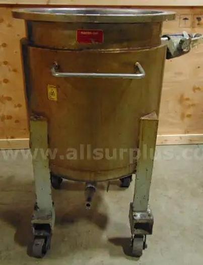 Used 40 GALLON MYERS DUAL SHAFT MIXER - VACUUM - JACKETED