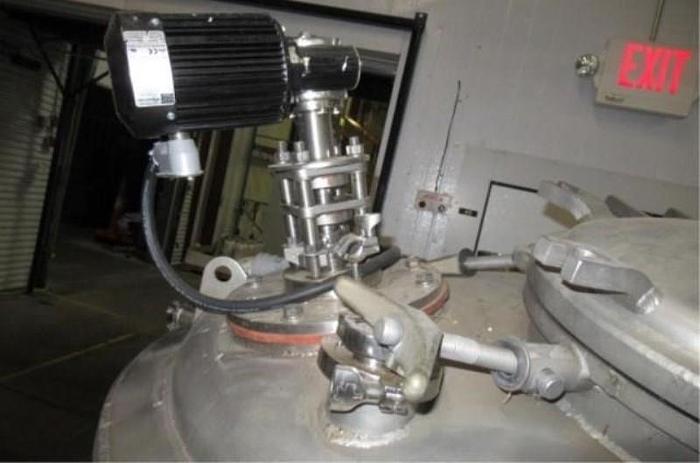 Used 264 GALLON (1000 LITER) PRECISION STAINLESS PHARMA GRADE REACTOR - 316L S/S - 40 PSI/FV INTERNAL - 100 PSI JACKET