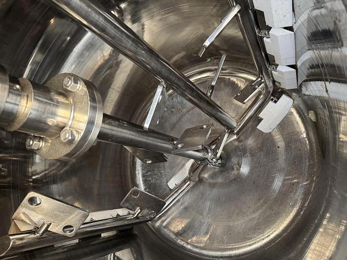 Used 500 LITER CHASING VACUUM EMULSIFIER REACTOR - S/S