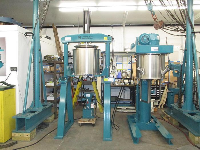 NEW 40 GALLON DISCHARGE RAM SYSTEM FOR DOUBLE PLANETARY MIXER