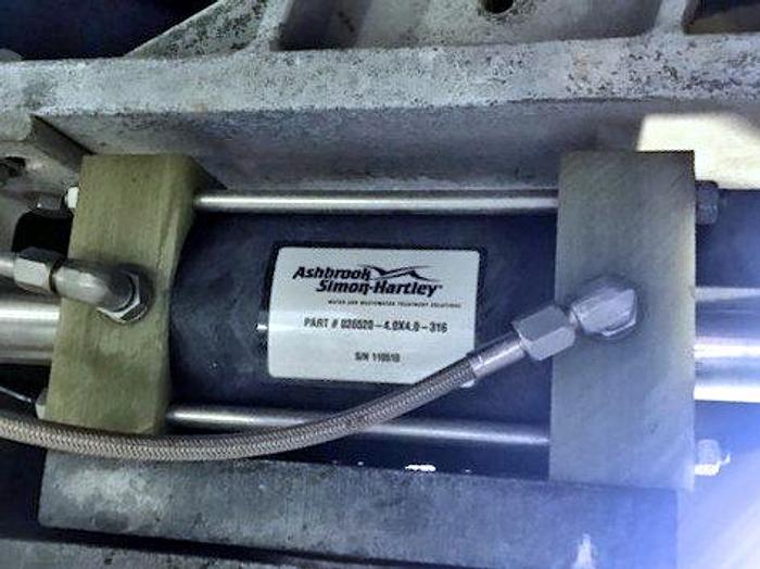 Used 120 GPM ASHBROOK KLAMPRESS WASTEWATER BELT PRESS - RECONDITIONED