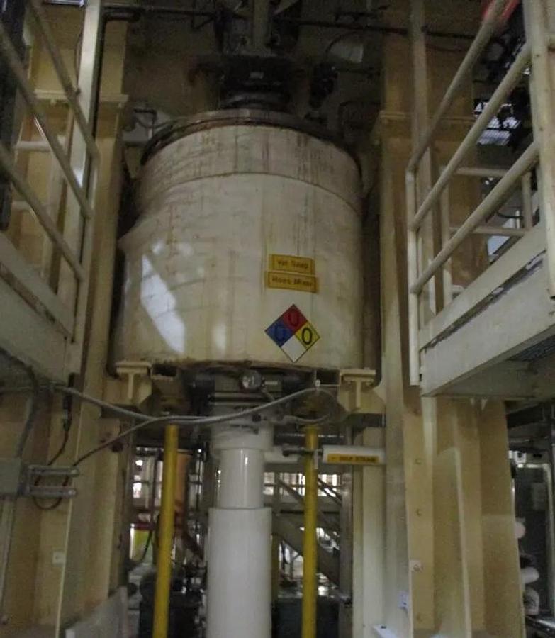 Used 500 GALLON ROSS TRIPLE SHAFT MIXER - 316L S/S - VACUUM - JACKETED