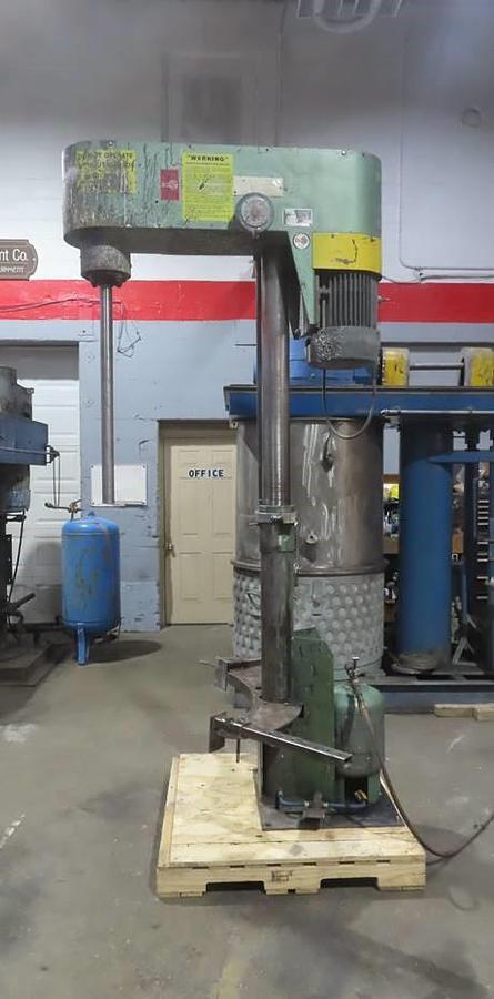 Used 20 HP SCHOLD HIGH SPEED DISPERSER - AIR/OIL LIFT