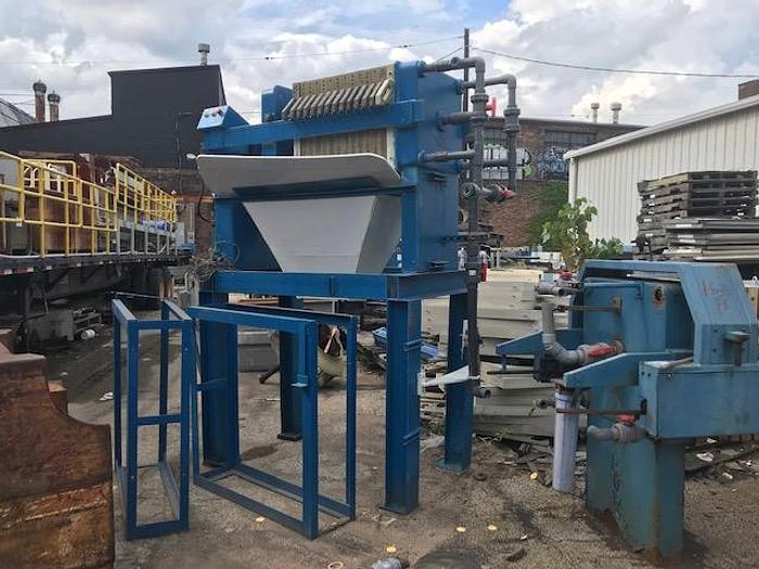 Used 4 CU. FT. USED JWI STYLE FILTER PRESS