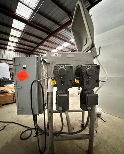 Used MEPACO MODEL 170 TWIN SHAFT PADDLE  MIXER