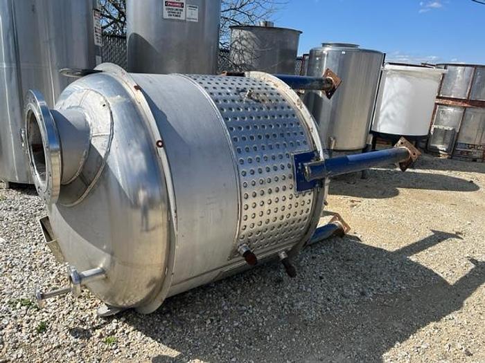 Used 500 GALLON SOVEREIGN STAINLESS BATCH REACTOR - S/S - 150/150 PSI