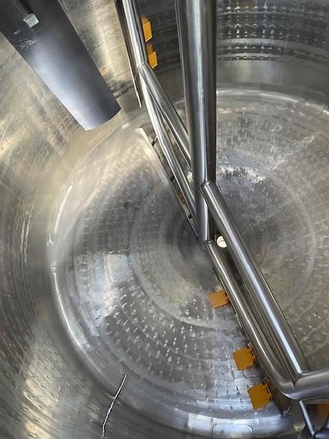 Used 1,500 GALLON STAINLESS FABRICATION MIX TANK - 75 PSI JACKET