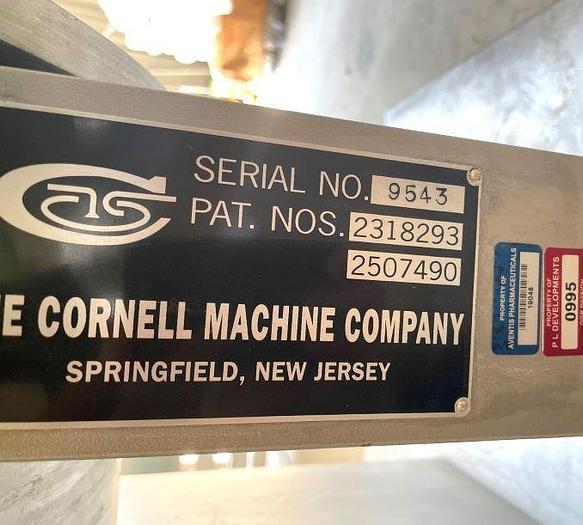 Used CORNELL MODEL D-26 VERSATOR - SANITARY S/S