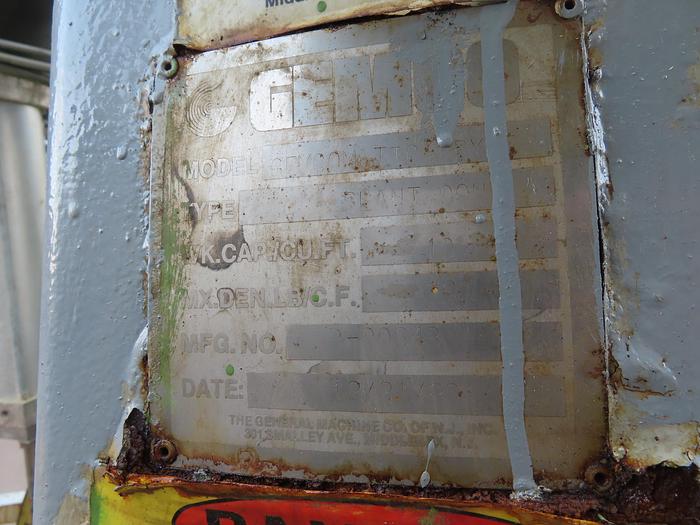 Used 10 CU. FT. GEMCO SLANT CONE ROTARY VACUUM DRYER - GEMCOMATIC LOADING SYSTEM - 316L S/S