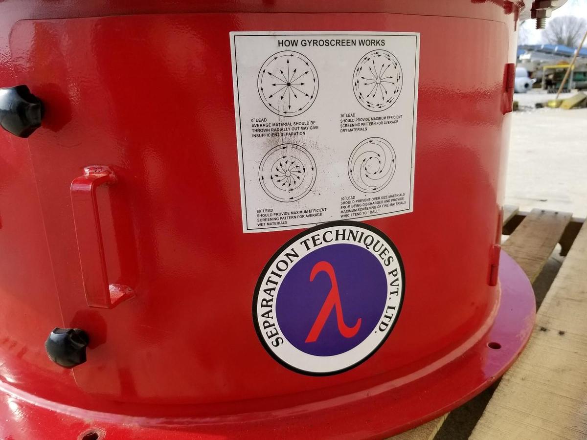 NEW 48" CIRCULAR SCREENER - S/S - 2 DECK (3 SPOUT)