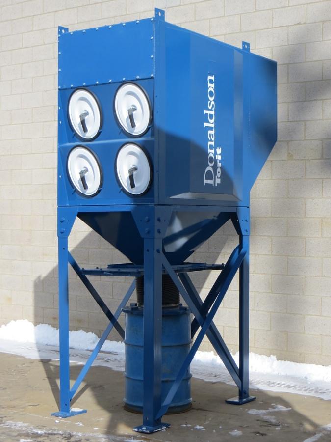 Refurbished DONALDSON-TORIT MODEL DFO2-8 CARTRIDGE TYPE DUST COLLECTOR - 4,000 CFM - RECONDITIONED