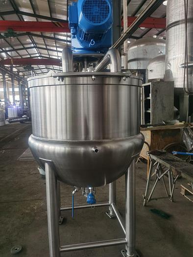 NEW 100 GALLON DOUBLE MOTION KETTLE - S/S - JACKETED - 316 S/S CONTACT SURFACES