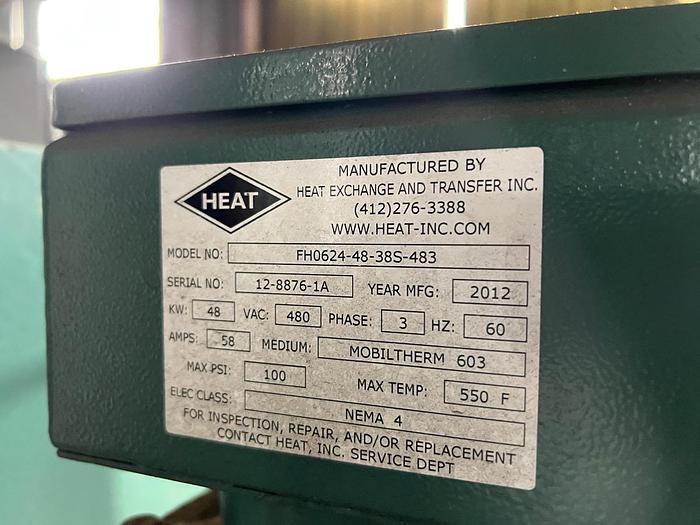 Used 36" X 144" SCOTT TENDER BLEND MIXER / HEATER - S/S - JACKETED