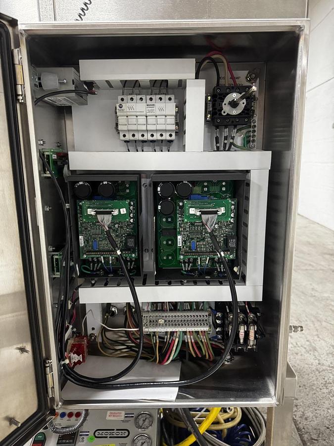 Used 2 GALLON ROSS PLANETARY DISPERSER WITH DISCHARGE RAM - 316L S/S - JACKETED