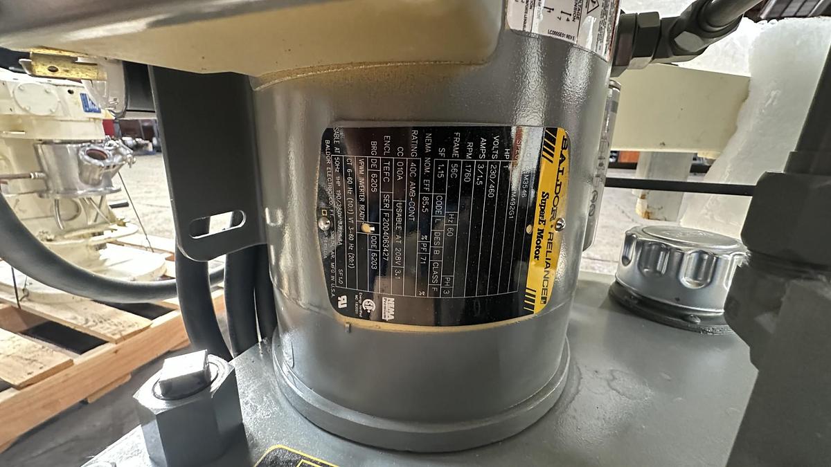 Used 4 GALLON ROSS DOUBLE PLANETARY MIXER WITH DISCHARGE RAM PRESS