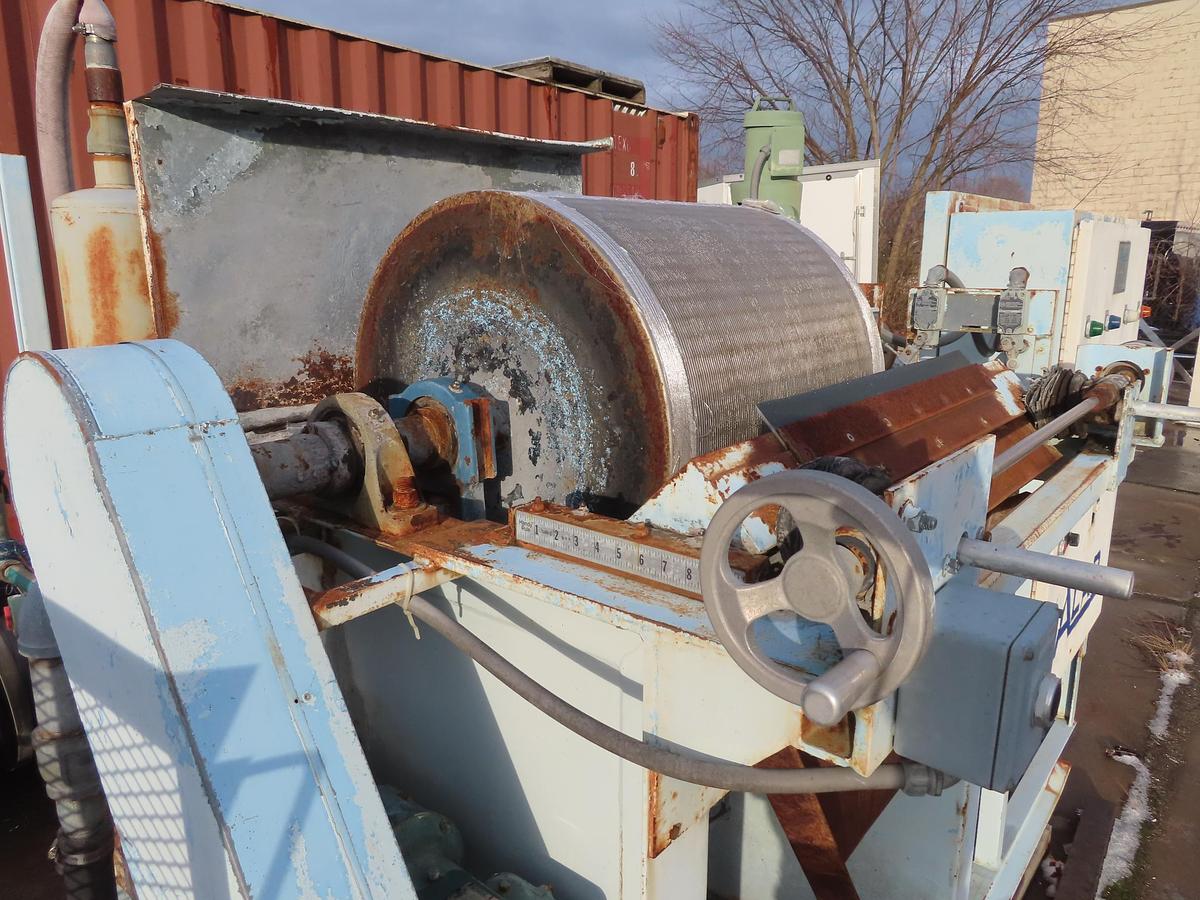 Used 2 FT x 2 FT ALAR ROTARY VACUUM DRUM FILTER (#9567)