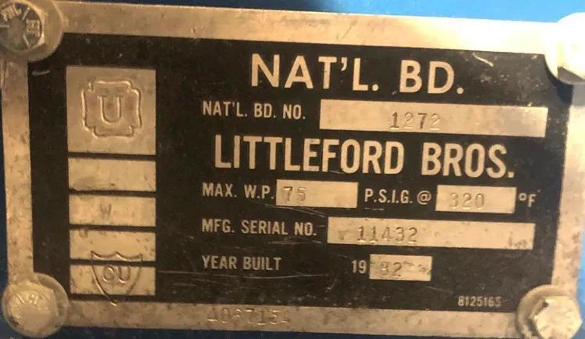 Used LITTLEFORD MODEL FKM-4000-D PLOUGH MIXER - S/S - JACKETED