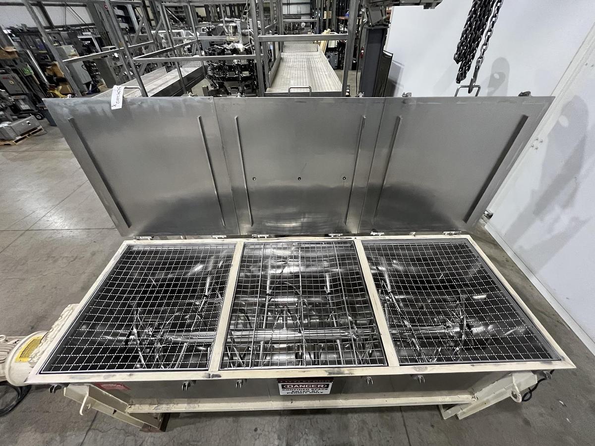 Used 100 CU. FT. LITTLEFORD DOUBLE RIBBON BLENDER - SANITARY POLISHED S/S