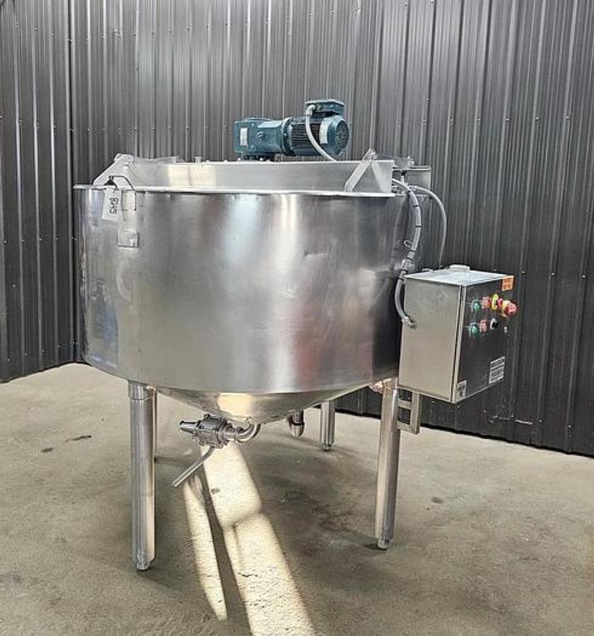 Used 500 GALLON CHESTER JENSEN COOKER COOLER - S/S - JACKETED