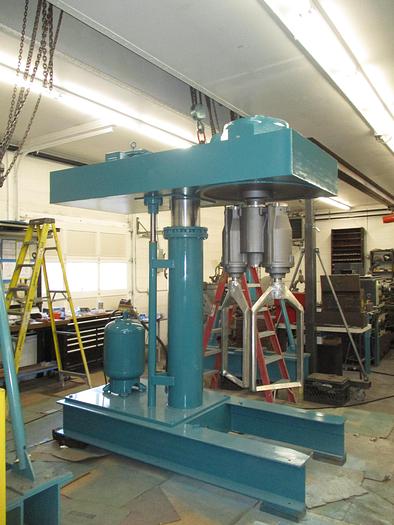 Used 100 GALLON ROSS DOUBLE PLANETARY MIXER - MODEL HDM-100 - S/S - VACUUM - JACKETED - NEW XP MOTOR