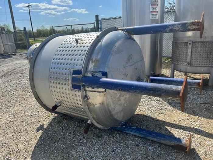 Used 500 GALLON SOVEREIGN STAINLESS BATCH REACTOR - S/S - 150/150 PSI